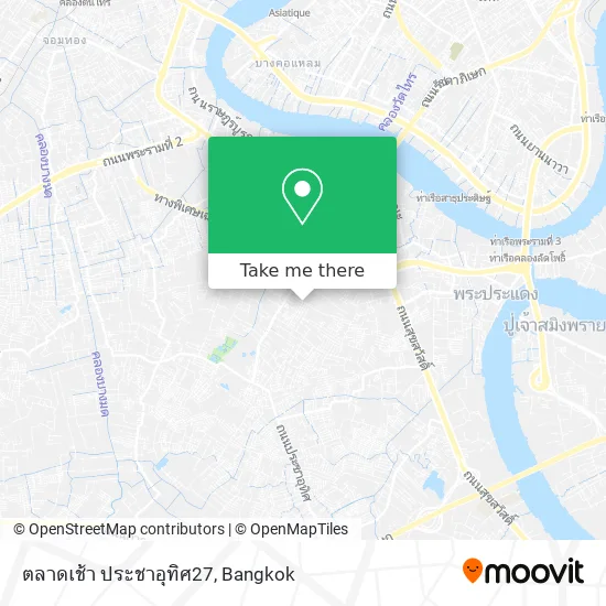 ตลาดเช้า ประชาอุทิศ27 map