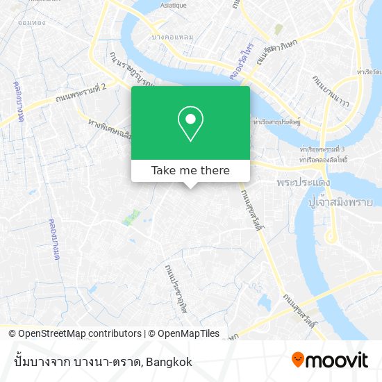 ปั้มบางจาก บางนา-ตราด map