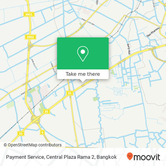 Payment Service, Central Plaza Rama 2 map