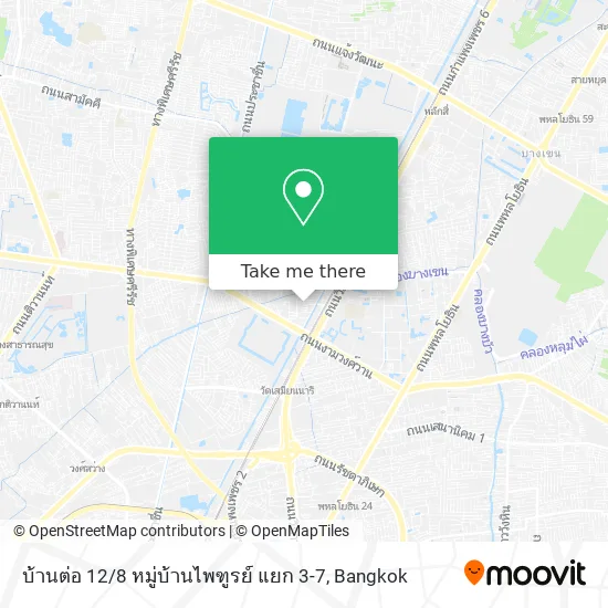บ้านต่อ 12 / 8 หมู่บ้านไพฑูรย์ แยก 3-7 map