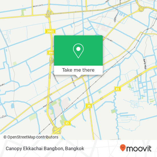 Canopy Ekkachai Bangbon map