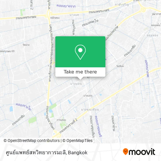 ศูนย์แพทย์สหวิทยาการมะลิ map