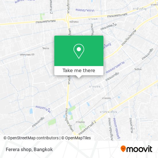 Ferera shop map