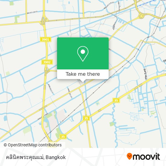 คลินิคพระคุณแม่ map