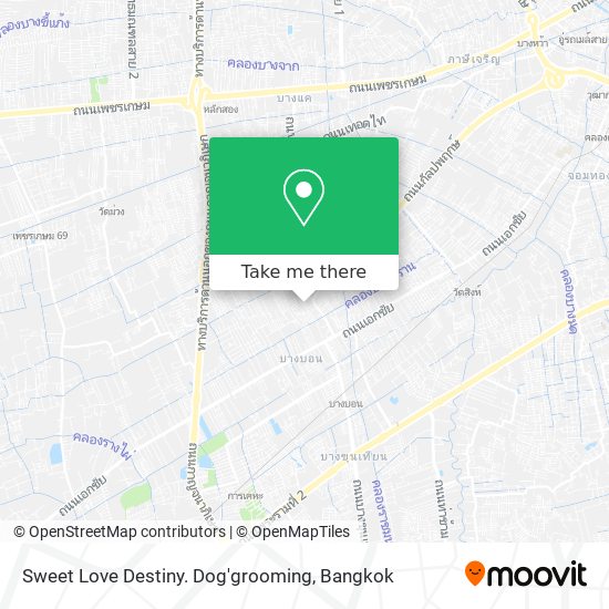 Sweet Love Destiny. Dog'grooming map