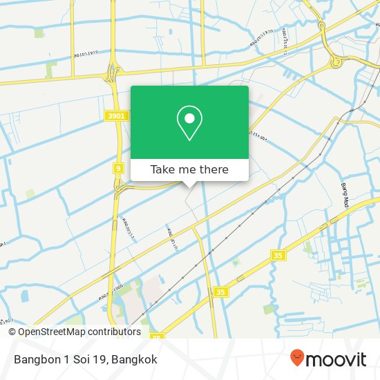 Bangbon 1 Soi 19 map