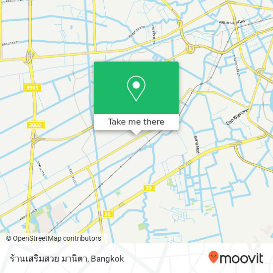 ร้านเสริมสวย มานิตา map