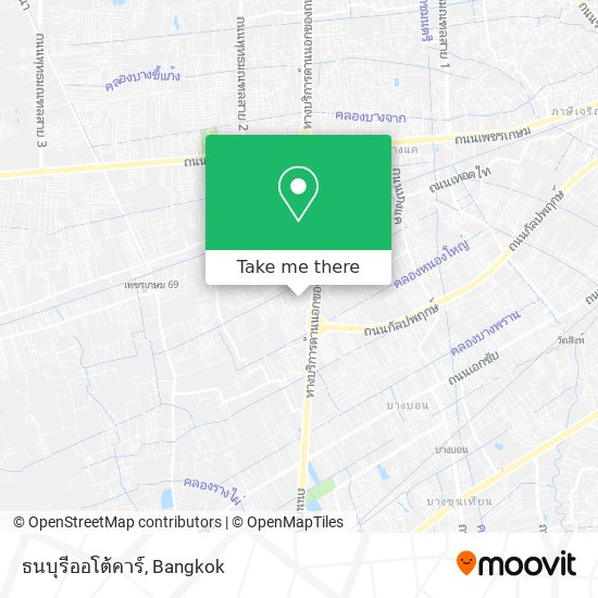 ธนบุรีออโต้คาร์ map