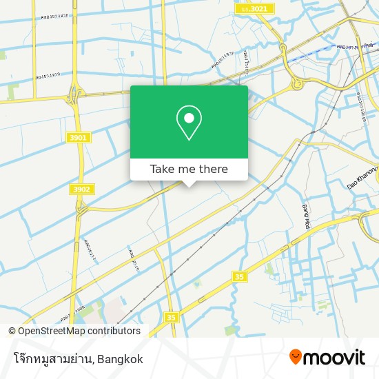 โจ๊กหมูสามย่าน map