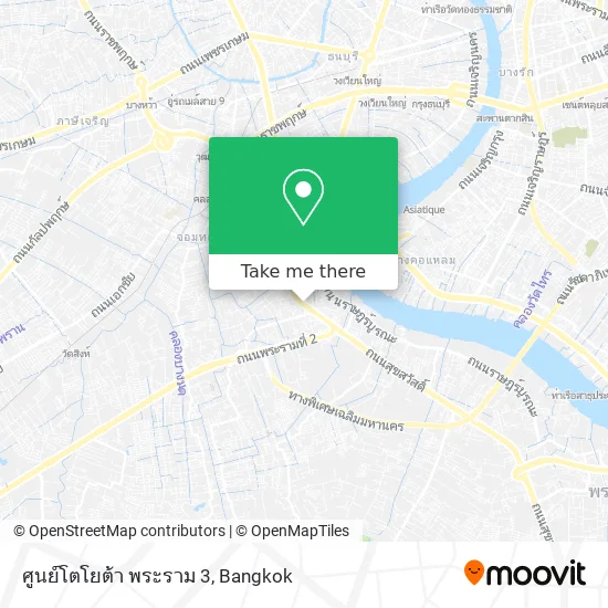 ศูนย์โตโยต้า พระราม 3 map