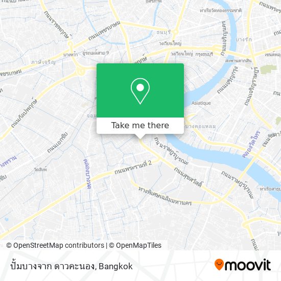 ปั้มบางจาก ดาวคะนอง map