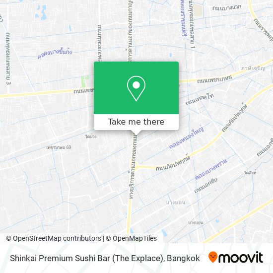 Shinkai Premium Sushi Bar (The Explace) map