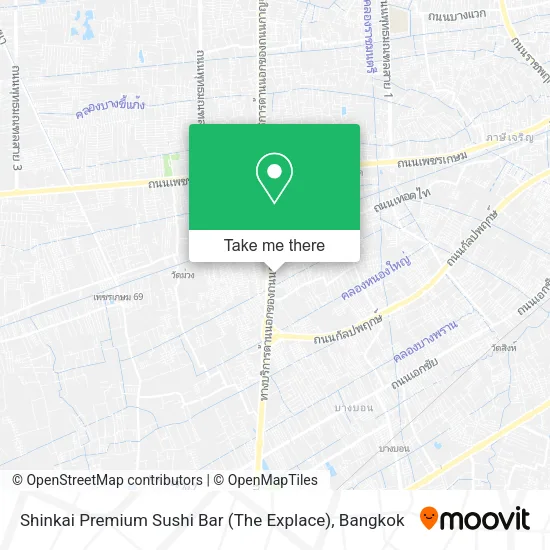 Shinkai Premium Sushi Bar (The Explace) map