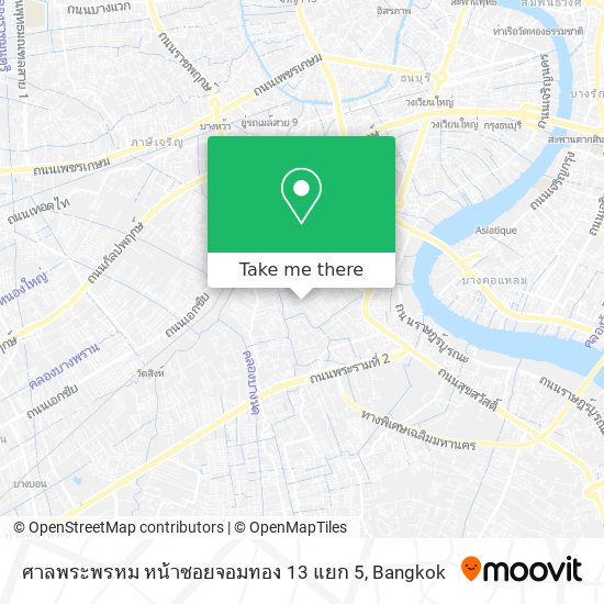 ศาลพระพรหม หน้าซอยจอมทอง 13 แยก 5 map