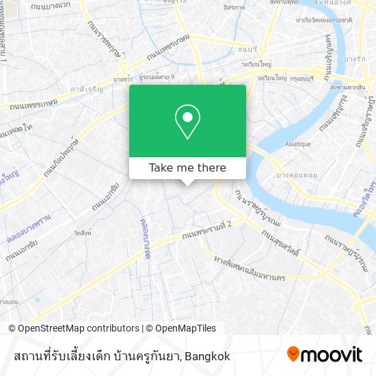 สถานที่รับเลี้ยงเด็ก บ้านครูกันยา map
