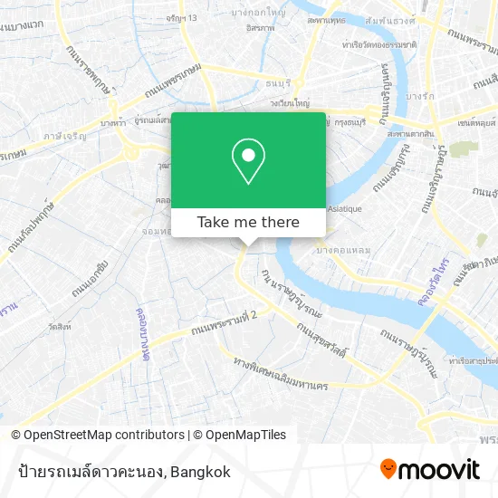 ป้ายรถเมล์ดาวคะนอง map