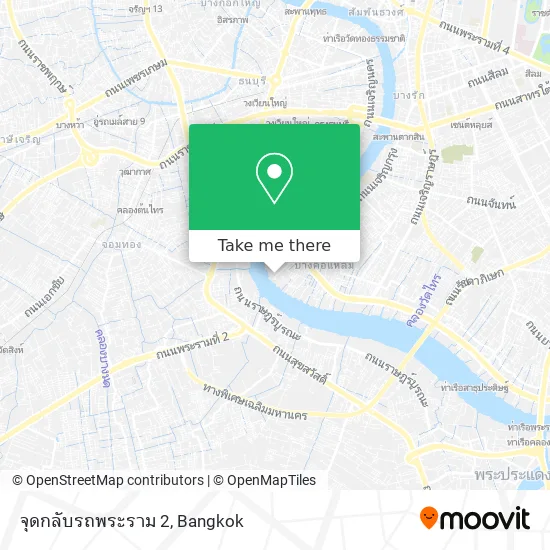 จุดกลับรถพระราม 2 map