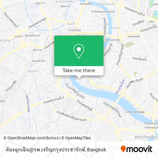 ห้องฉุกเฉิน@รพ.เจริญกรุงประชารักษ์ map