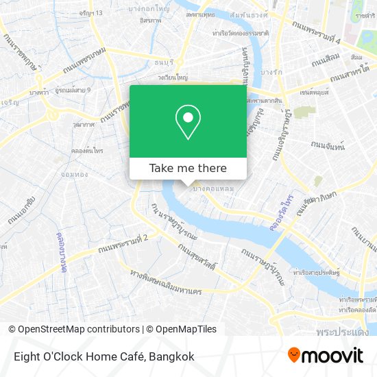 Eight O'Clock Home Café map