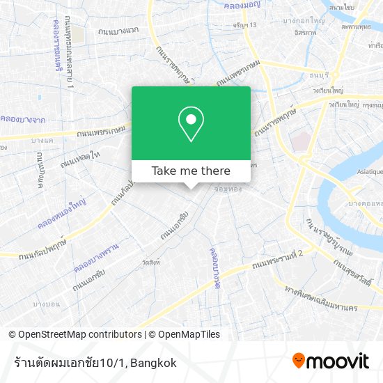 ร้านตัดผมเอกชัย10/1 map