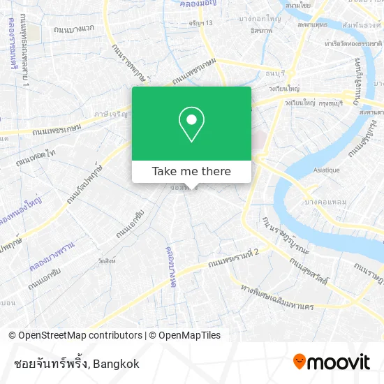 ซอยจันทร์พริ้ง map