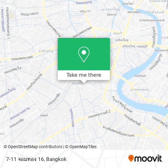 7-11 จอมทอง 16 map