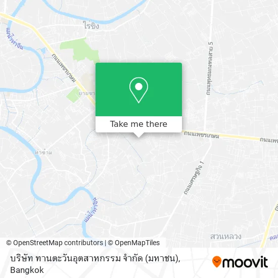 บริษัท ทานตะวันอุตสาหกรรม จำกัด (มหาชน) map