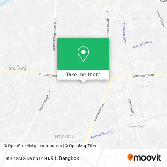 ตลาดนัด เพชรเกษม91 map