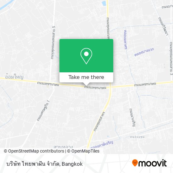บริษัท ไทยพาฝัน จำกัด map