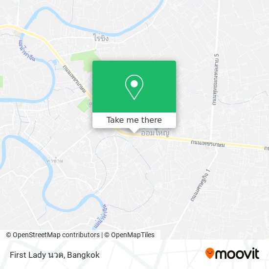 First Lady นวด map
