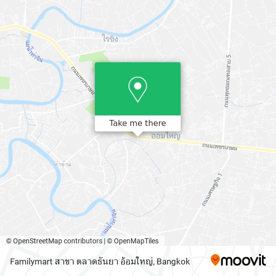 Familymart สาขา ตลาดธันยา อ้อมใหญ่ map