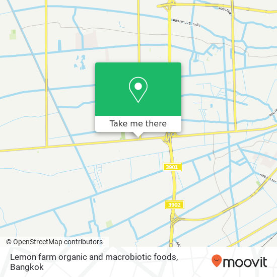 Lemon farm organic and macrobiotic foods map