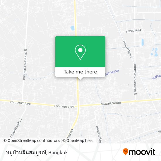 หมู่บ้านสินสมบูรณ์ map