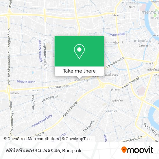 คลินิคทันตกรรม เพชร 46 map