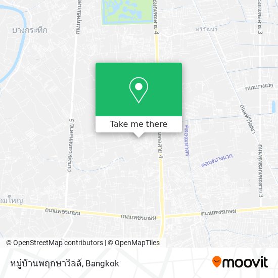 หมู่บ้านพฤกษาวิลล์ map