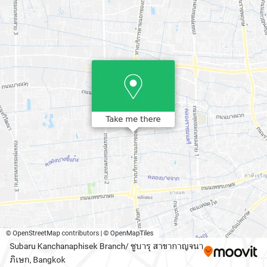 Subaru Kanchanaphisek Branch/ ซูบารุ สาขากาญจนาภิเษก map