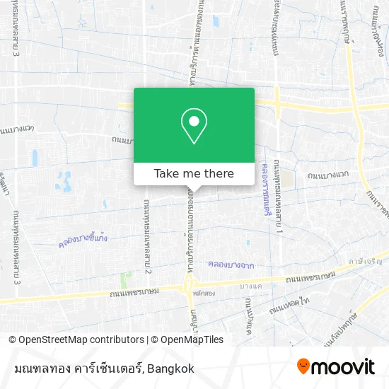 มณฑลทอง คาร์เซ็นเตอร์ map