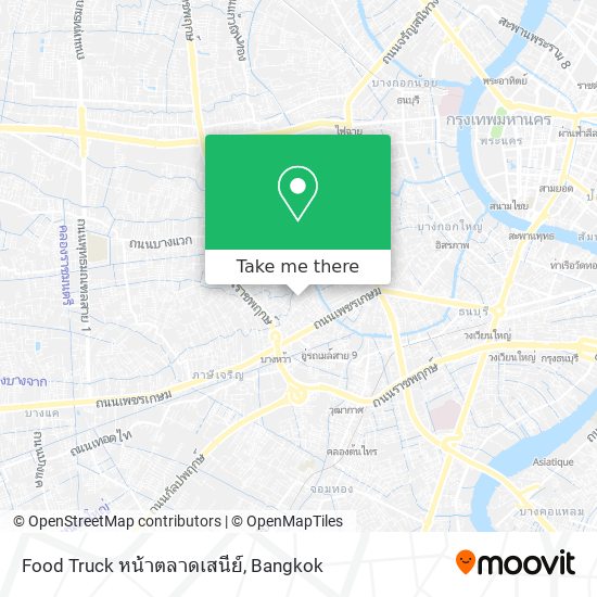 Food Truck หน้าตลาดเสนีย์ map