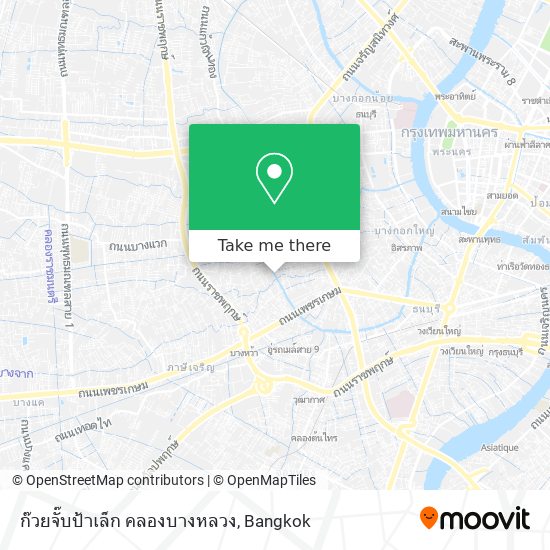 ก๊วยจั๊บป้าเล็ก คลองบางหลวง map