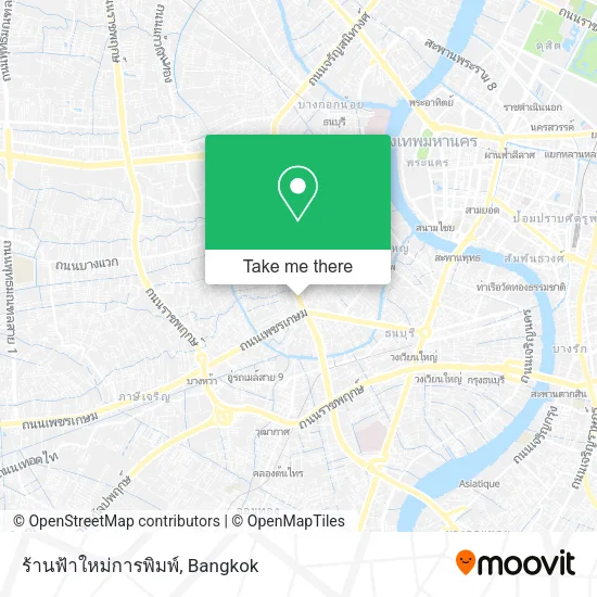 ร้านฟ้าใหม่การพิมพ์ map