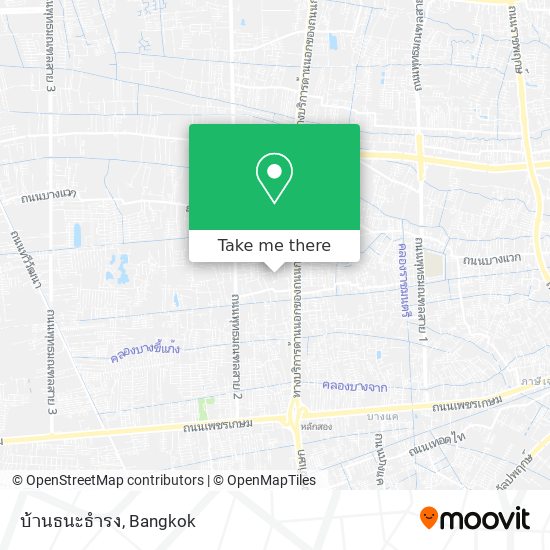 บ้านธนะธำรง map