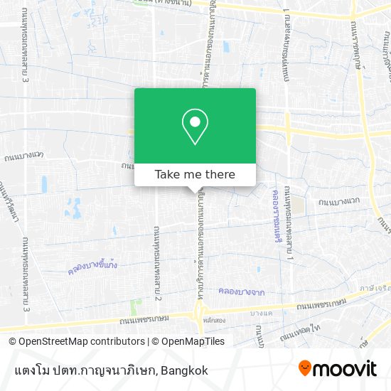 แตงโม ปตท.กาญจนาภิเษก map