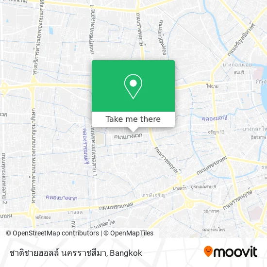 ชาติชายฮอลล์ นครราชสีมา map