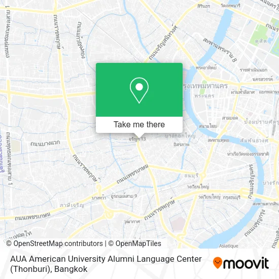 AUA American University Alumni Language Center (Thonburi) map