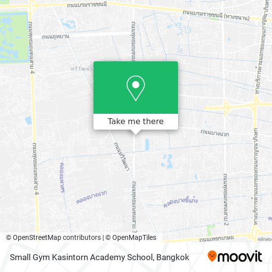 Small Gym Kasintorn Academy School map
