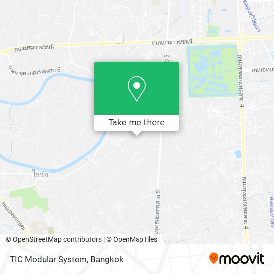 TIC Modular System map