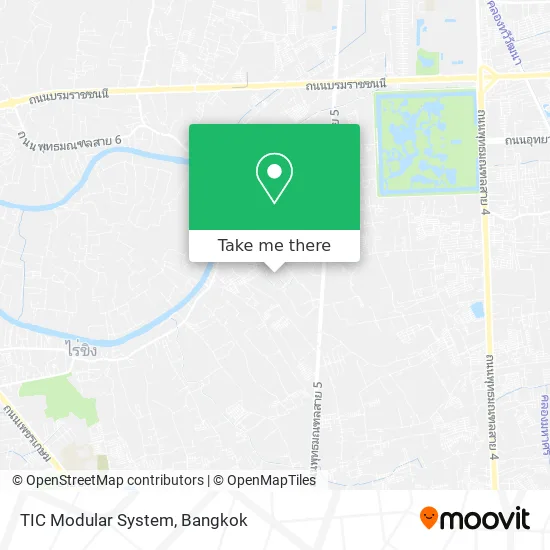 TIC Modular System map