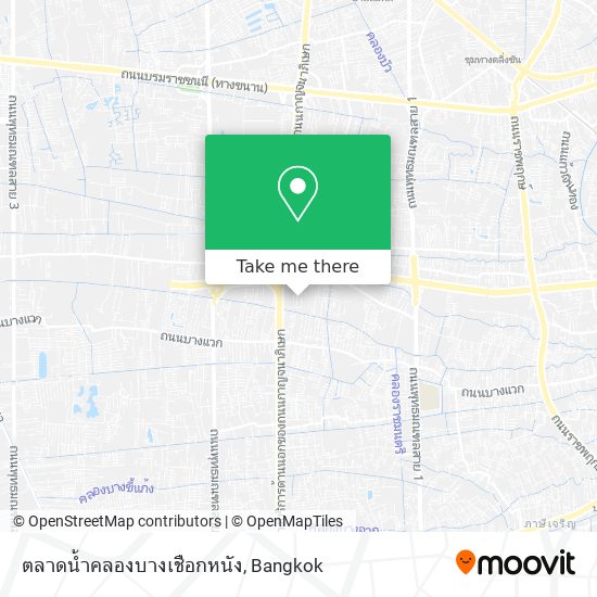 ตลาดน้ำคลองบางเชือกหนัง map