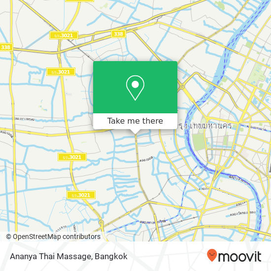 Ananya Thai Massage map