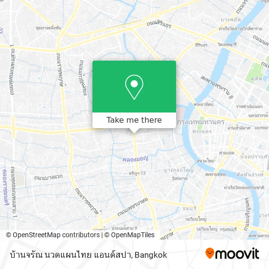 บ้านจรัณ นวดแผนไทย แอนด์สปา map